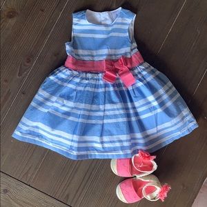 Carter’s 6 month dress with shoes